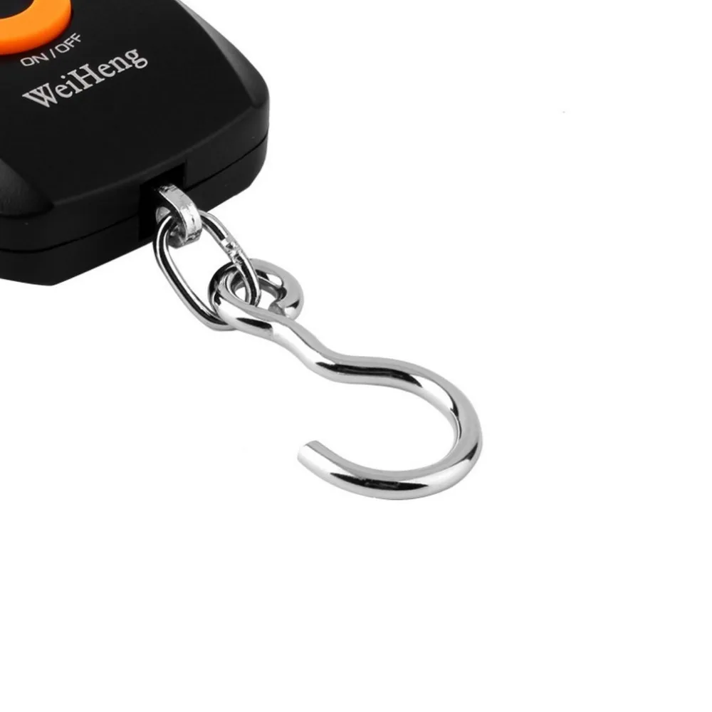 Рыболовные Весы с крючком, портативные цифровые электронные весы с ЖК экраном, карманные 45 кг/10 г, небольшой багаж, Висячие Электронные фунты унции кг