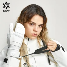 Special Price LDSKI Warm Ski Gloves Winter Outdoor Snowboard Mittens Waterproof Three-Fingers Snowmobile Gloves Unisex Special Price LDSKI Warm Ski Gloves Winter Outdoor Snowboard Mittens Waterproof Three-Fingers Snowmobile Gloves Unisex
