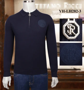 

Billionaire sweater men's 2020 winter New Business warm fashion zipper England quality embroidery big size M-4XL free shipping