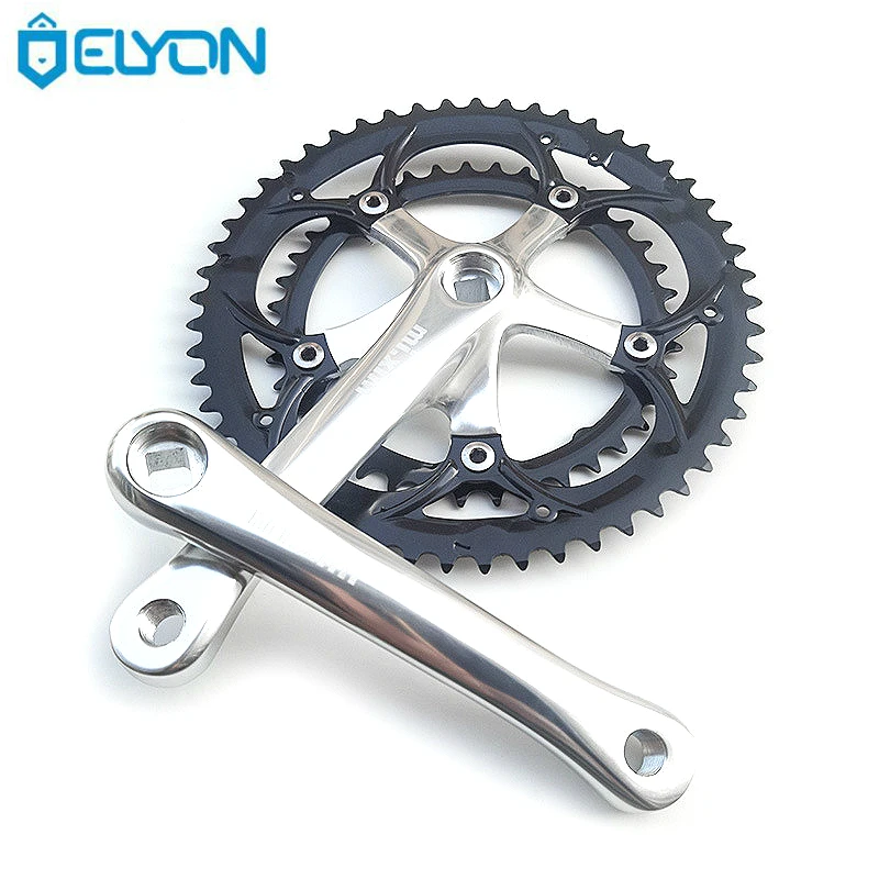 130BCD Bicycle Crankset Square Hole 163mm Crank 6 10Speed Road Folding