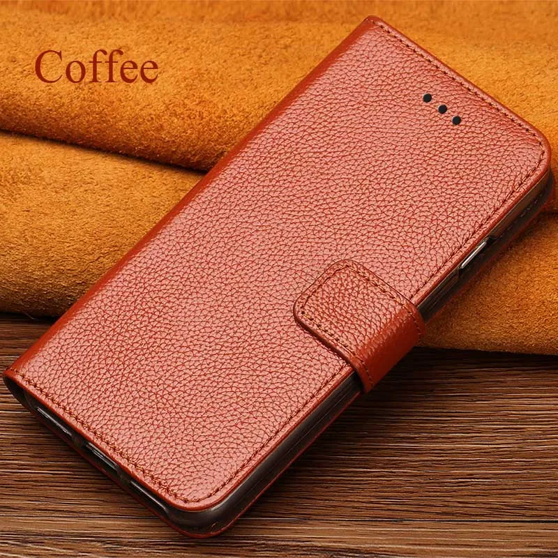 Coffee Флип-чехол для huawei P10 P20 P30 Lite mate 9 10 20 Lite Pro P Smart Y6 Y7 Y9 воловья кожа чехол для Honor 8X9X10 Lite чехол - Цвет: Coffee