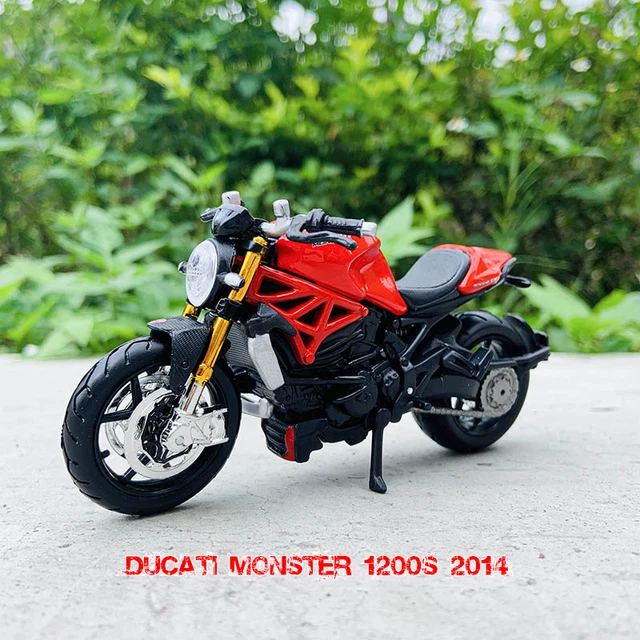 Maisto 1:18 16 styles Ducati Hypermotard original authorized simulation alloy motorcycle model toy car gift collection 1200s 2014