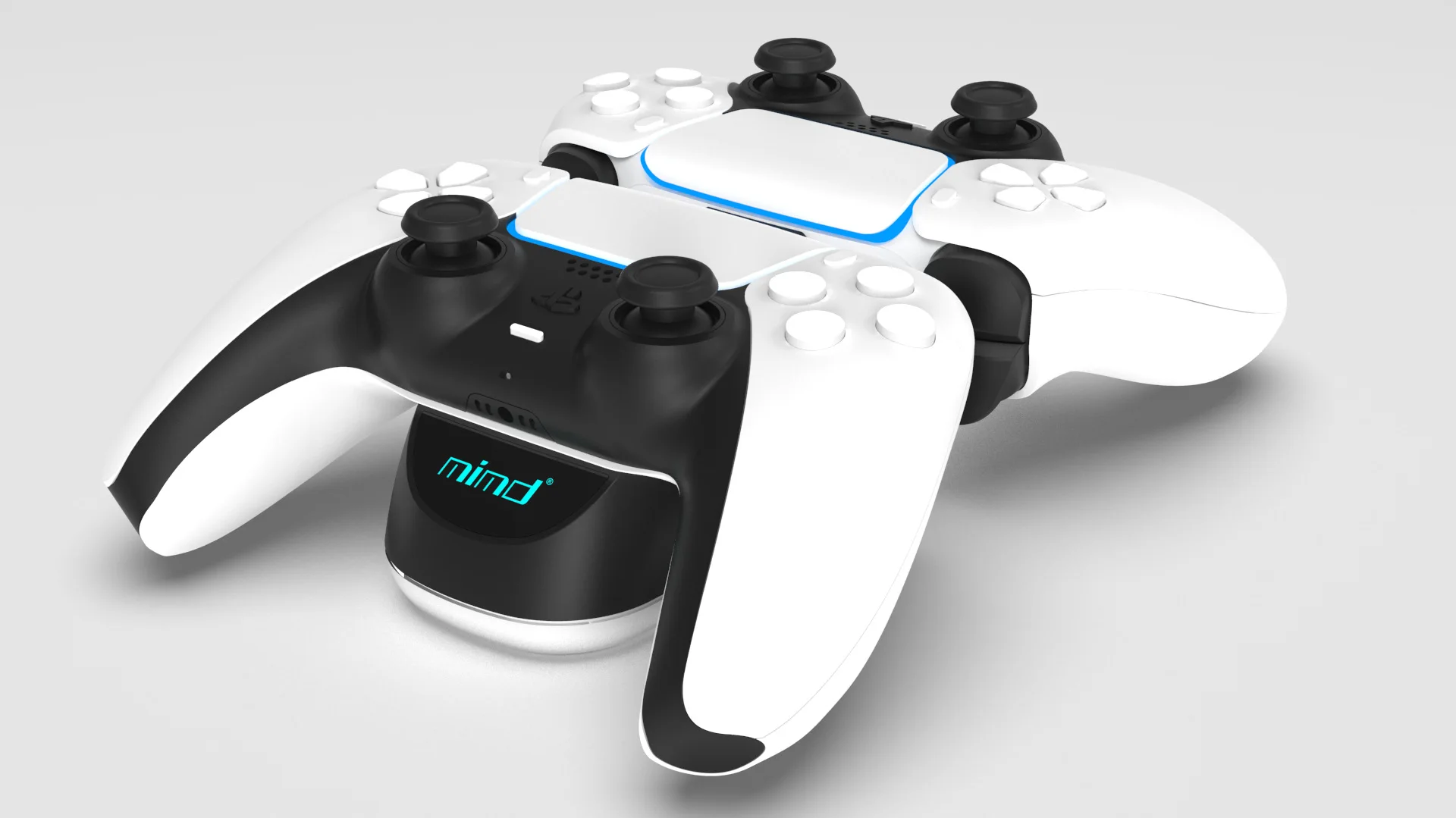 

Wireless Controller Dual Charger Dock For PS5 Controller Charging Dual Charger Dock Station Stand with LED Indicator for PS5