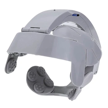 

Head Vibration Massage Easy-Brain Massager Electric Head Massage Relax Brain Acupuncture Points Stress Release Machine Us Plug