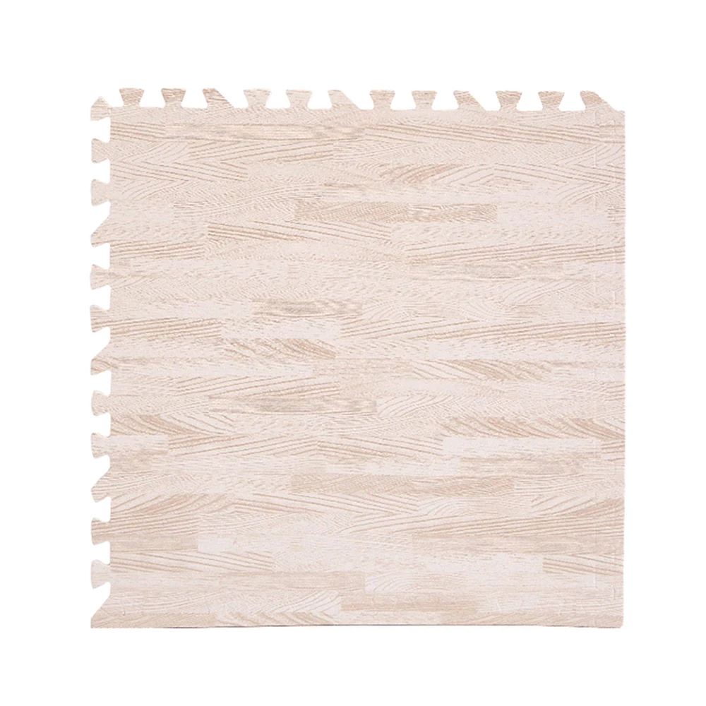 1 Pc 60x60cm Foam Floor Mats Non-Toxic Waterproof Thick Exercise Mat with Interlocking Tiles Protective Flooring Cushion - Цвет: White