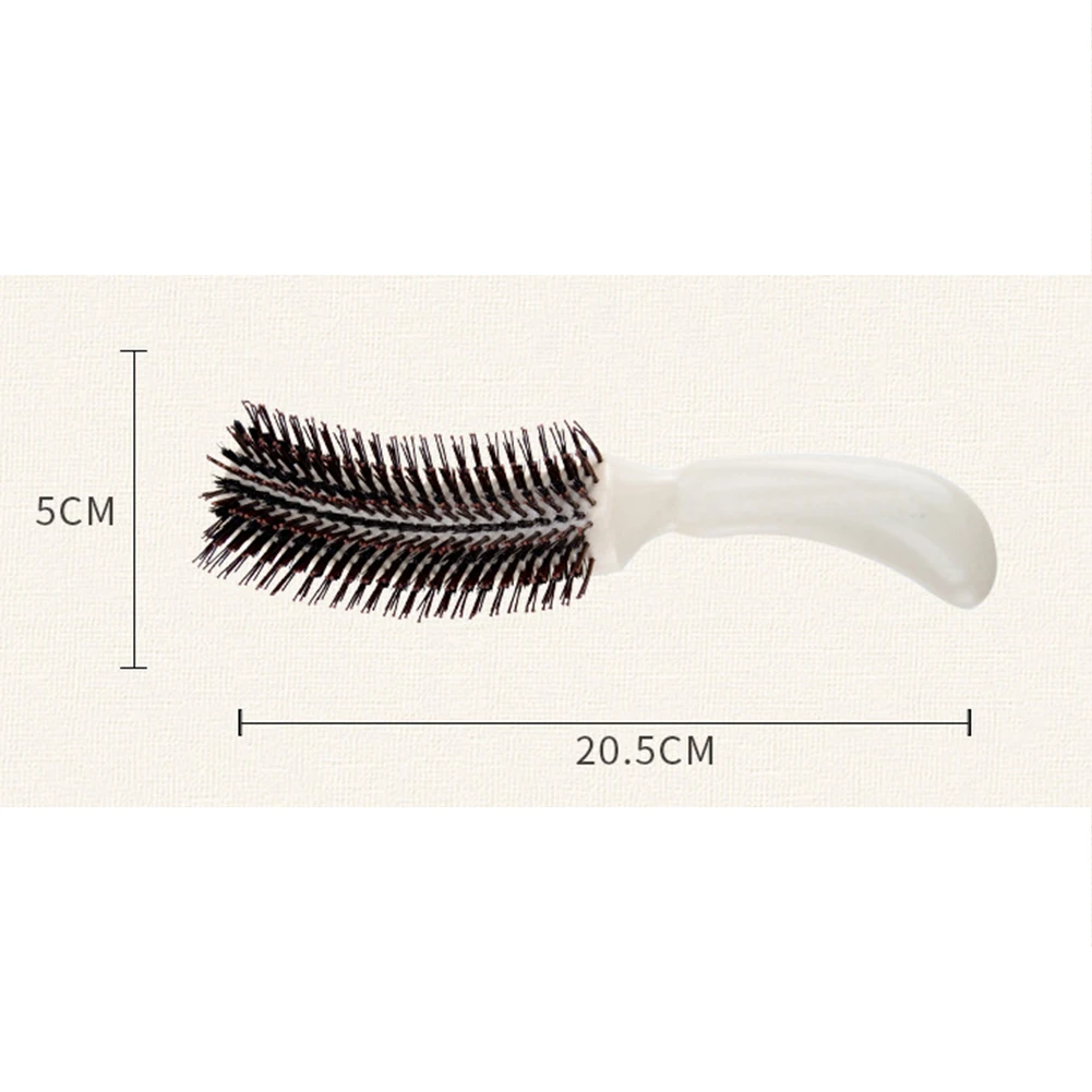 Hair Comb Hairdressing Fluffy Durable Styling Scalp Massage Salon Curly Brush Anti Static Long Handle Gift Home Portable