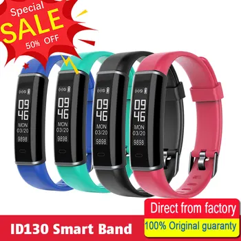 

IP67 Waterproof ID130 Smart Bracelet OLED Screen Watch Pedometer Fitness tracker Smart band Wristband