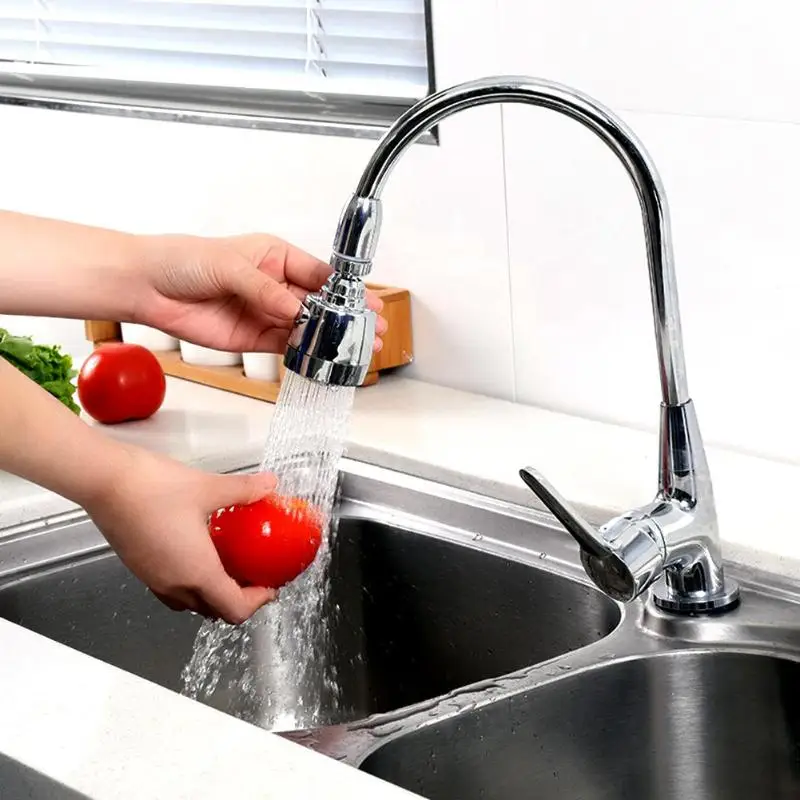 

Home Faucet Water Saving Device Kitchen Accessory Splash Extension Shower Head Extended Nozzle Filter 360 Rotary Kitchen Faucet