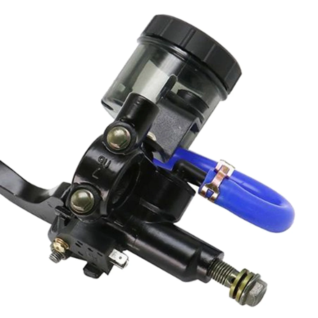 Motorcycle Hydraulic Disc Brake Clutch Hand Lever Pump Kit Set Round Oil Cup