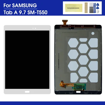 

9.7'' LCD Display For Samsung Galaxy Tab A T550 T551 T555 Screen SM-T550 LCD Matrix Touch Display Digitizer Assembly Replacement