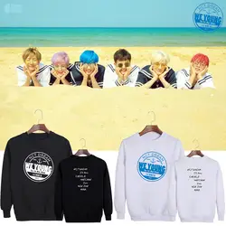 И Розовый KPOP NCT DREAM Album We Young с круглым вырезом свободный свитер с принтом весна и осень дропшиппинг