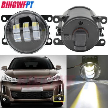 

2pcs/pair Super Bright LED Fog Lights For C-itroen C4 Aircross 2013-2016 For P-eugeot 307 SW 3H Estate 2002-2007