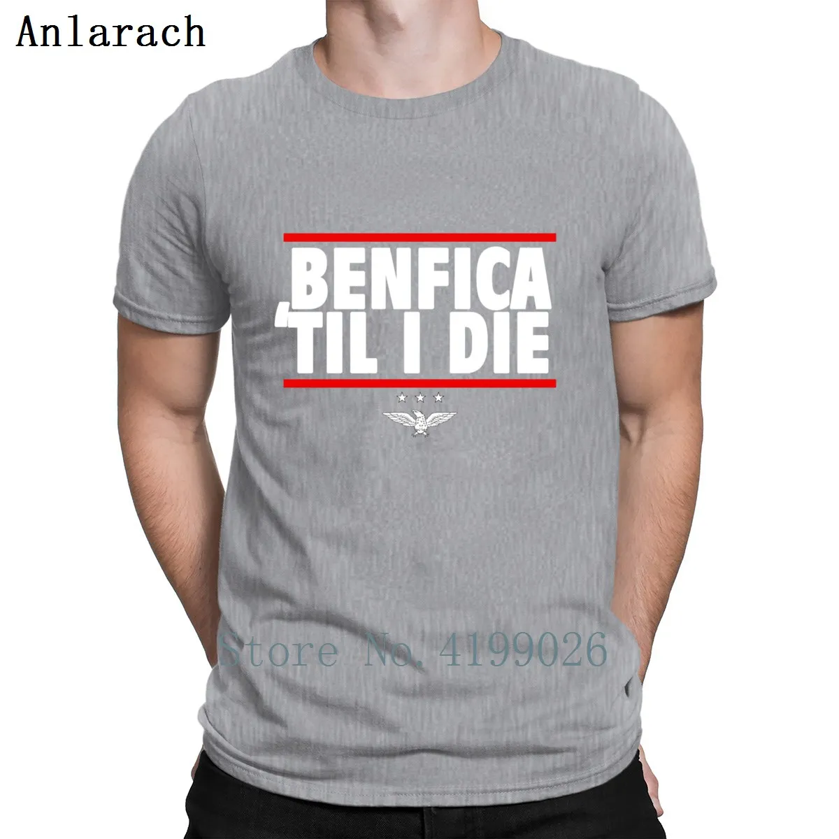 Benficad Til I Die белая футболка с буквами семья хип-хоп топы Летний стиль Базовая футболка для мужчин европейский размер дизайн - Цвет: Gray