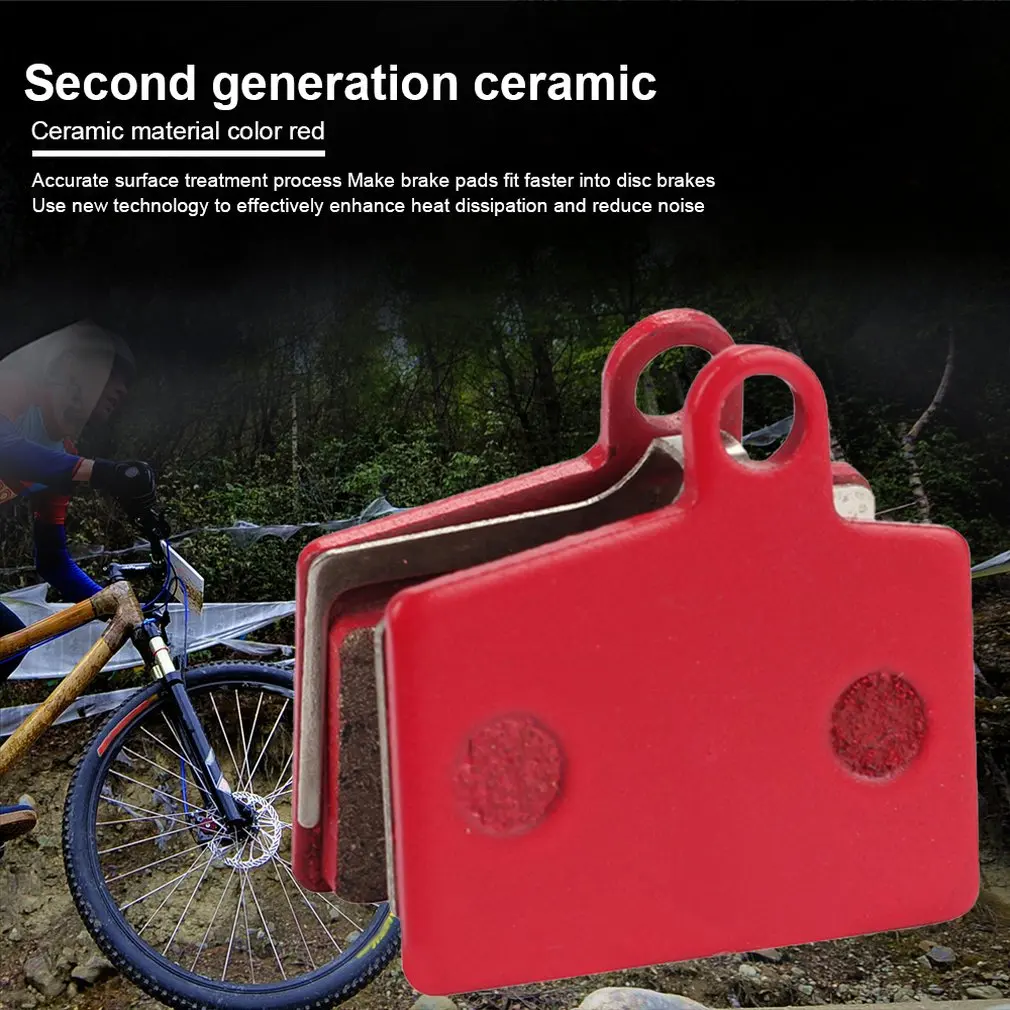BIKEIN(P209BP) Керамические Диски тормозных колонок тормозные колодки для Sram Avid MTB полу-металлическая колодка для гидравлического тормоза 1 пара красный