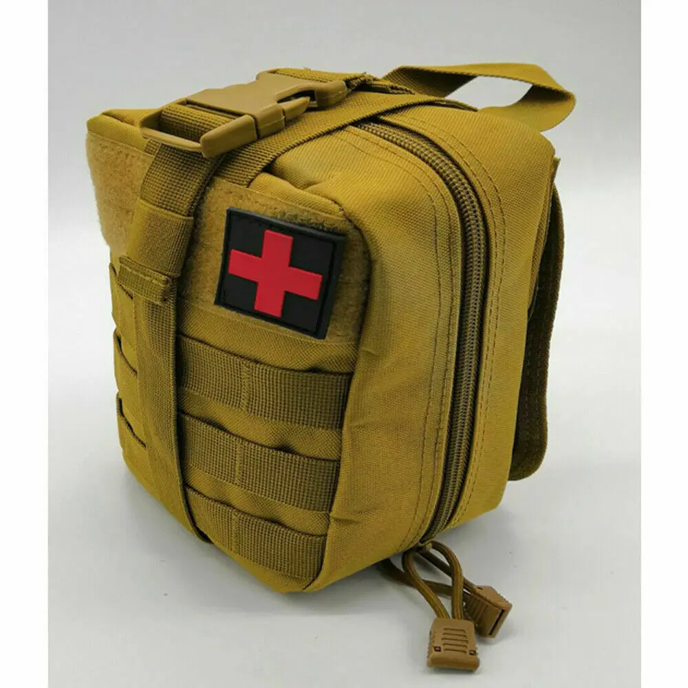 Хаки Тактическая аптечка первой помощи для выживания Molle Rip-off EMT аварийная медицинская сумка сумки - Цвет: Хаки