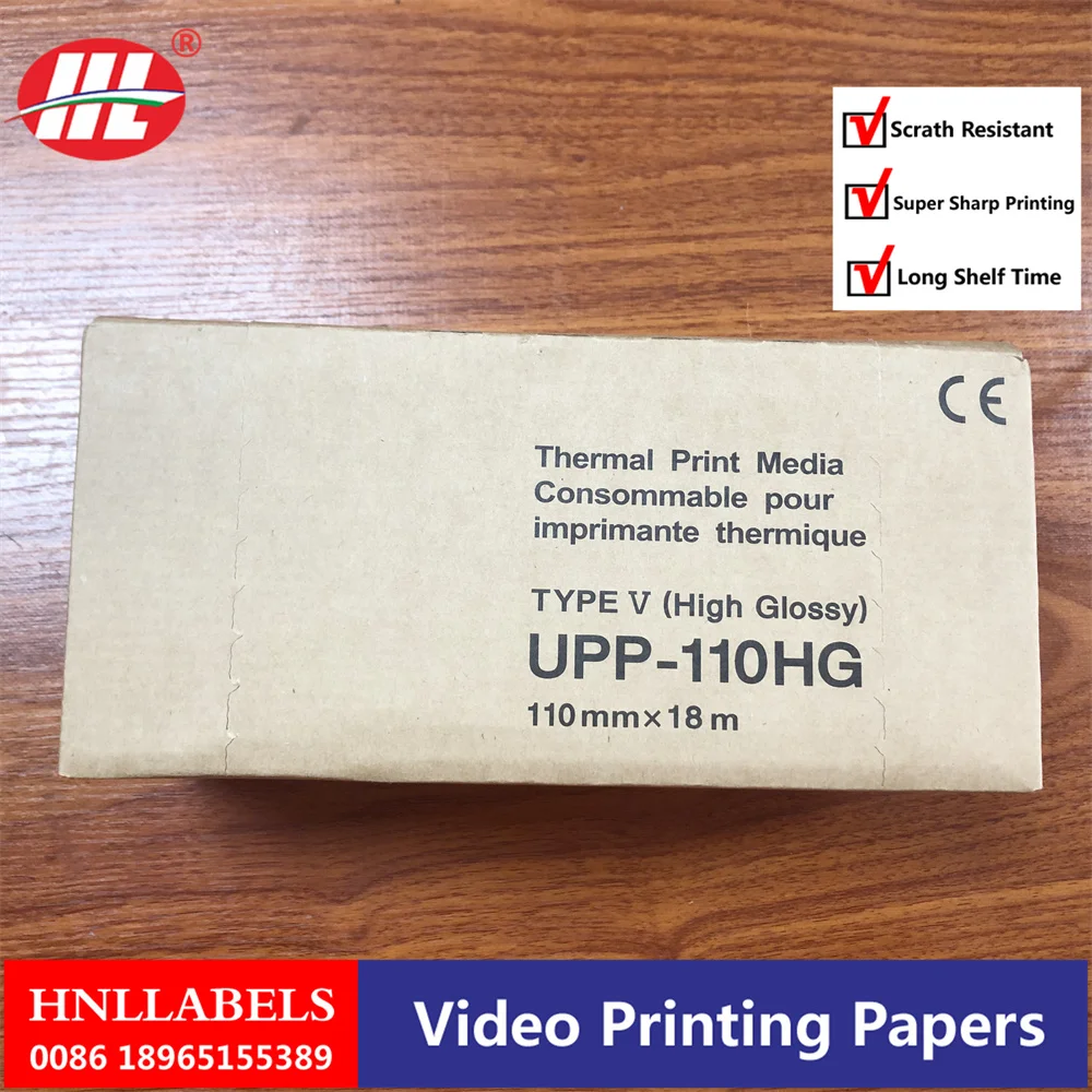 5 ROLL UPP-110HG for sony printer 110mm*18m high quality