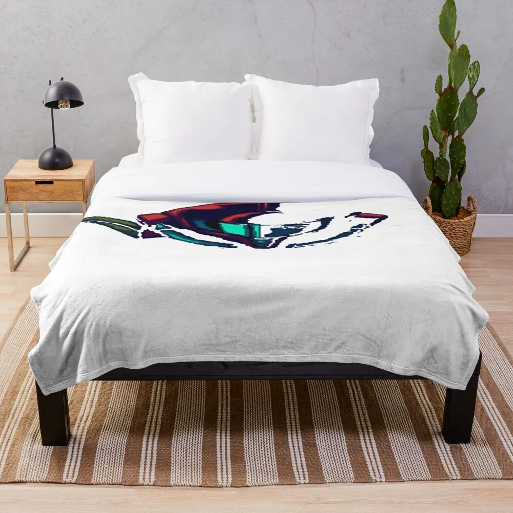 

All Season Printed Fleece Blanket Super Soft Cozy Throw Blanket Samus Aran