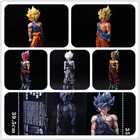 

No. 55 Dragon Ball Super Saiyan People SMSP Goku Ultra Large Assemblage Sun Wukong Cartoon Color Black And White