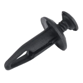 

50Pcs Plastic Push Type Rivet Retainer Fastener Bumper Pin Clips for Ford
