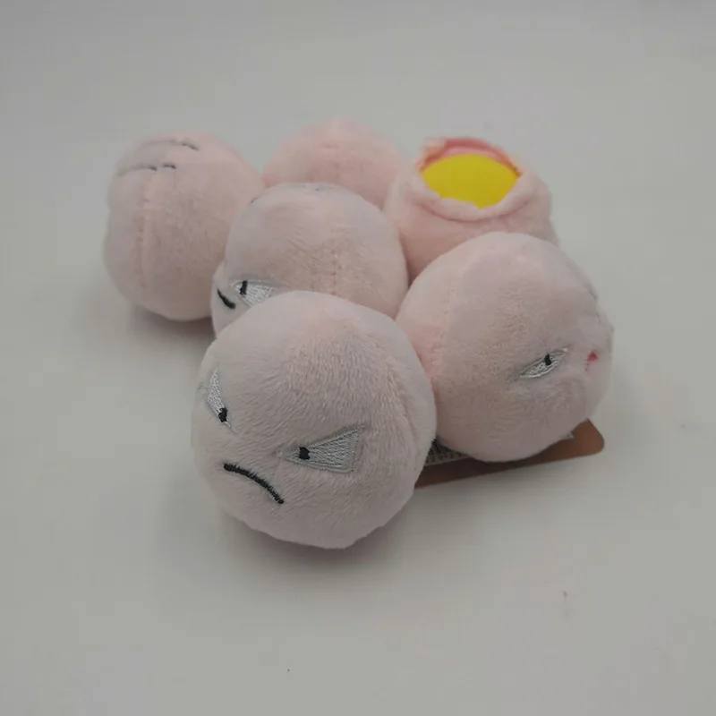 6 дюймов 6 набор плюшевый Exeggcute милый горячий розовый хорошее качество мягкая игрушка, кукла подарок на Рождество ребенок реалистичный мультфильм фильм игра