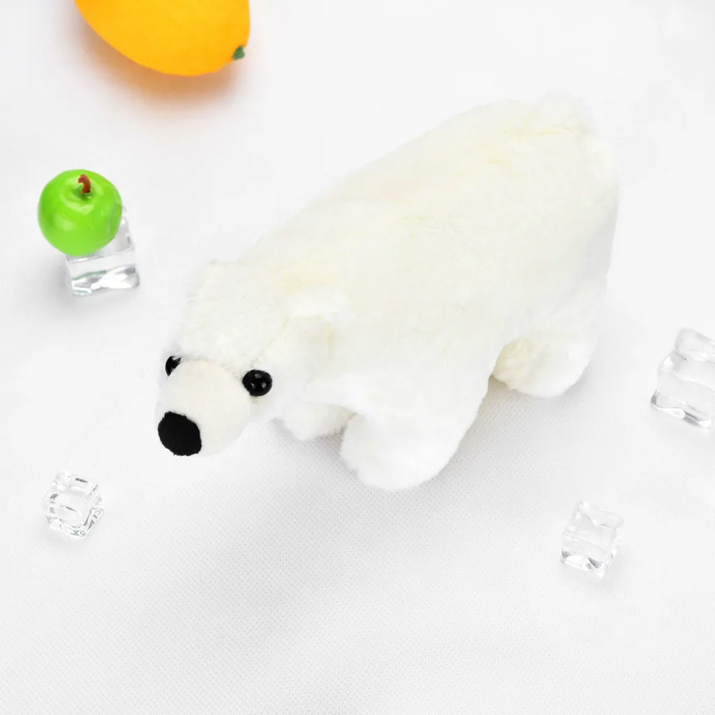 Cuddle Plush Polar Bear Stuffed simlation Animal Toys Seat Sofa Pillow Cushion Kawaii Plush Animal Girl toys gifts #B