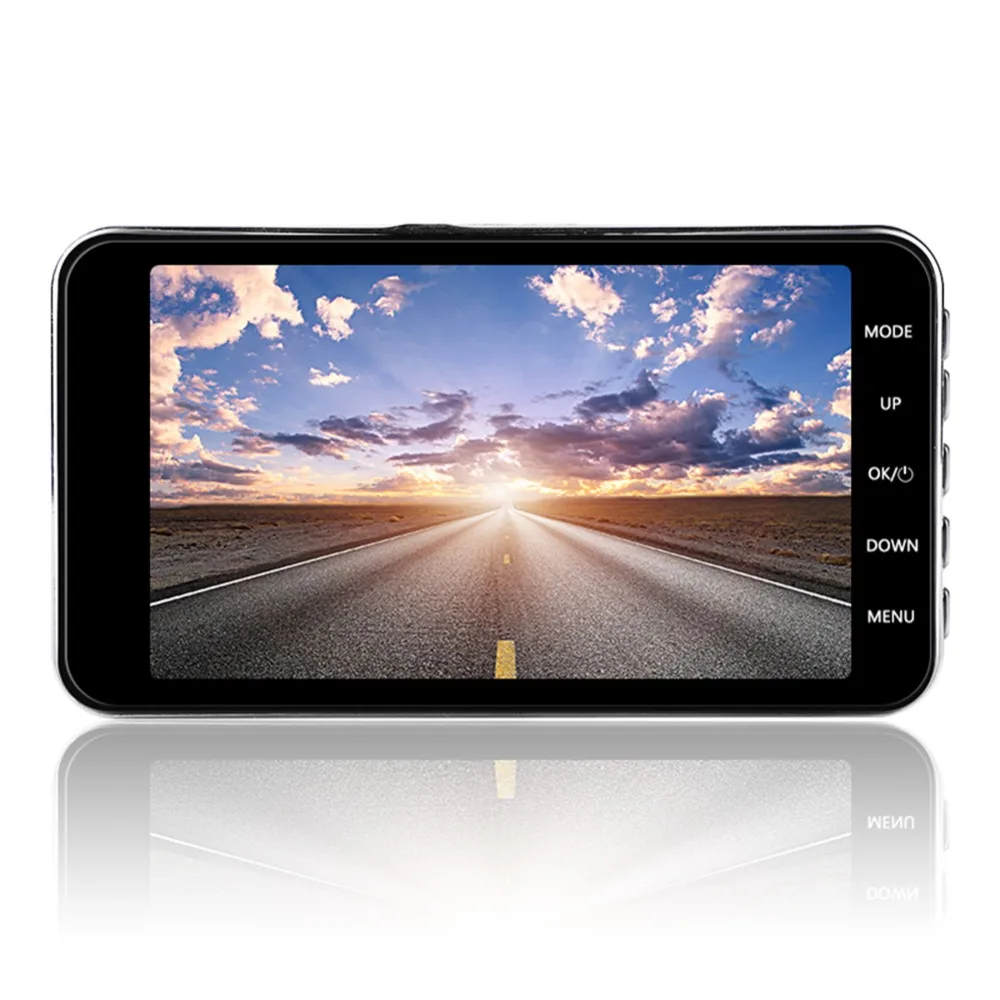 " 1080 P Full HD Автомобильный видеорегистратор с сенсорным экраном камера видео рекордер двойной видеорегистратор с ночным видением g-сенсор