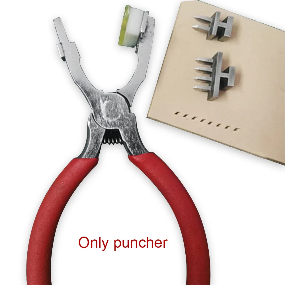 Rustproof Practical Pliers Leather Craft Portable Home Steel DIY Hole Puncher Durable Easy Apply Drilling Stitching Tool