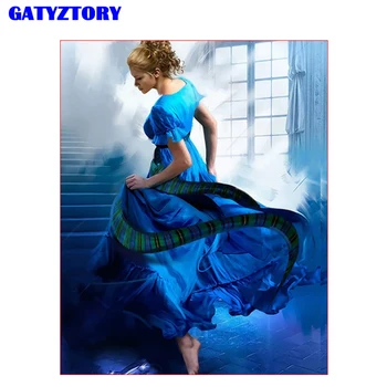 

GATYZTORY Frame DIY Picture On Wall Oil Painting By Number Portrait Home Decor Handmade Unique Gifts