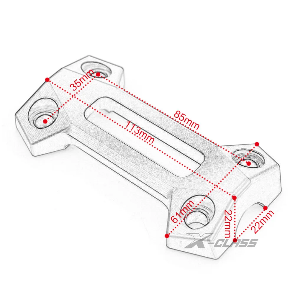 Подставки для Руля Мотоцикла подставки руля зажим крепление крышка CNC