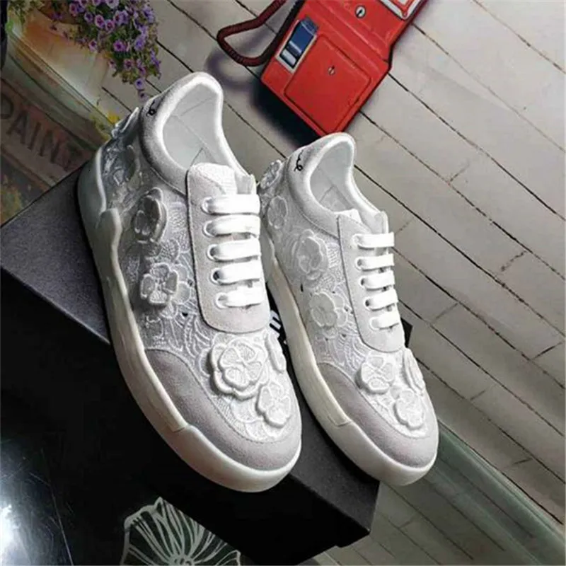 Эспадрильи; женская обувь; кроссовки на плоской подошве с аппликацией; scarpe donna; кроссовки на шнуровке; женская обувь на среднем каблуке с круглым носком; Zapatos De Mujer