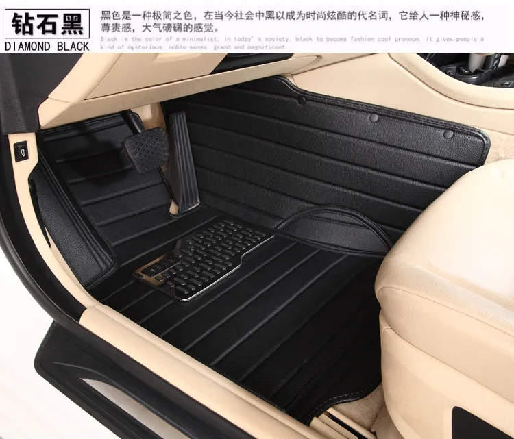 Водонепроницаемые Нескользящие автомобильные коврики без запаха XPE с полным