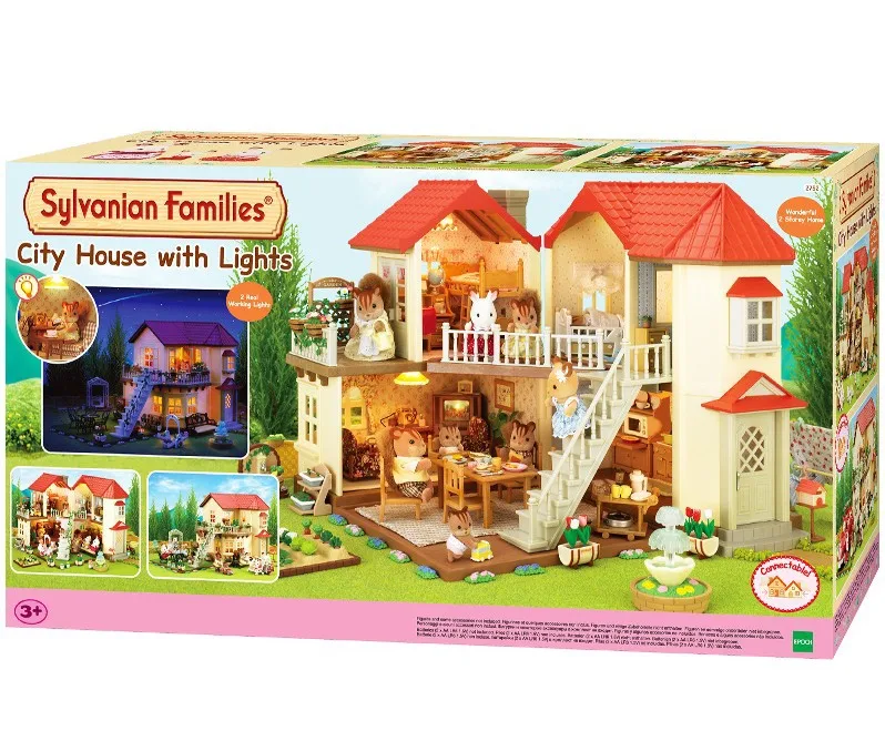 Sylvanian Families игрушечный светильник Sylvanian Families, детский игровой дом для девочек, большой дом 2752