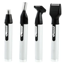 4 в 1, новинка, модный перезаряжаемый триммер для носа, бороды, ушей, бровей, волос, электробритва, безопасный уход за лицом, бритва, машинка для стрижки для мужчин