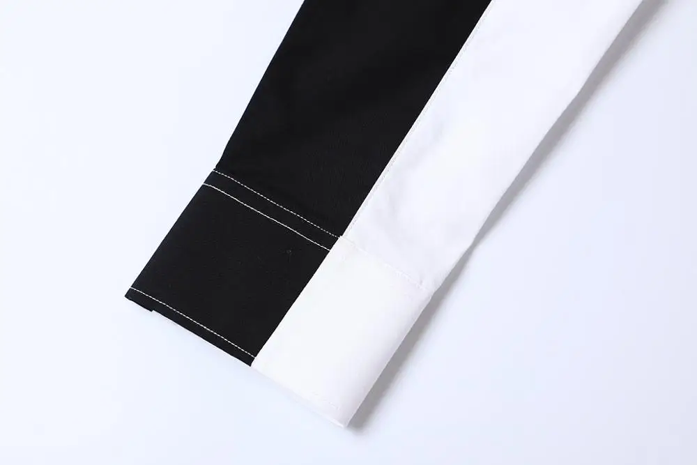 S-6XL! новая мужская одежда GD Hair Stylist модная британская черно-белая сшитая индивидуальная рубашка плюс размер костюмы