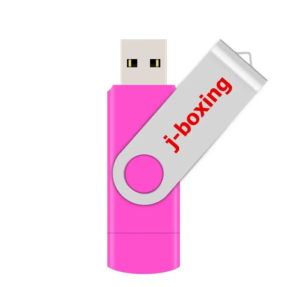 J-boxing розовый 16 Гб OTG USB флеш-накопители двойной порт USB флэш-накопитель Micro Memory Stick для смартфонов samsung huawei LG Tablet