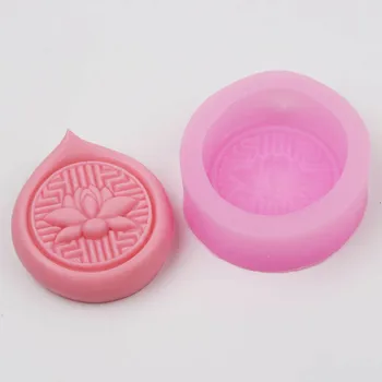 

1pcs DIY Soap Mould Multifunction Making Tools Food Grade Fondant Cake Mold Kitchen Gadgets Lotus Crafts Silicone