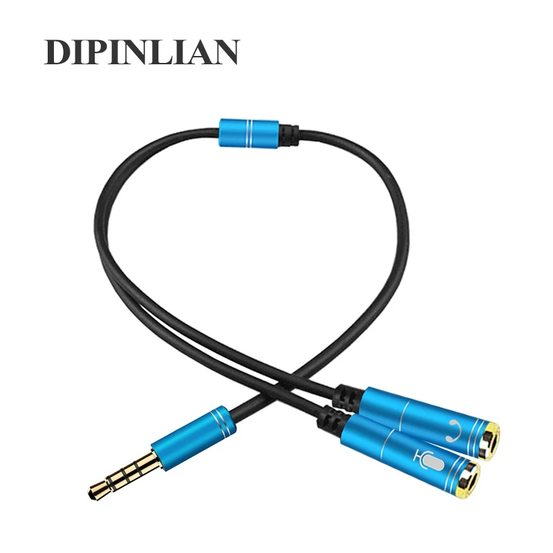 3.5mm Jack audio Splitter Cable for PC/MP3 Smartphone Player Audio 1 Male to 2 Female Headphone Y Extension | Электроника