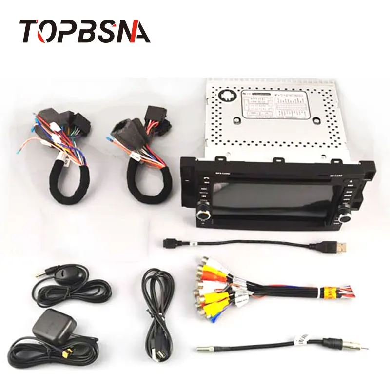 Perfect TOPBSNA Android 9.0 Car DVD Player For Chevrolet Aveo Epica Captiva Spark Optra Tosca Kalos Matiz GPS Stereo 2 Din Car Radio RDS 4