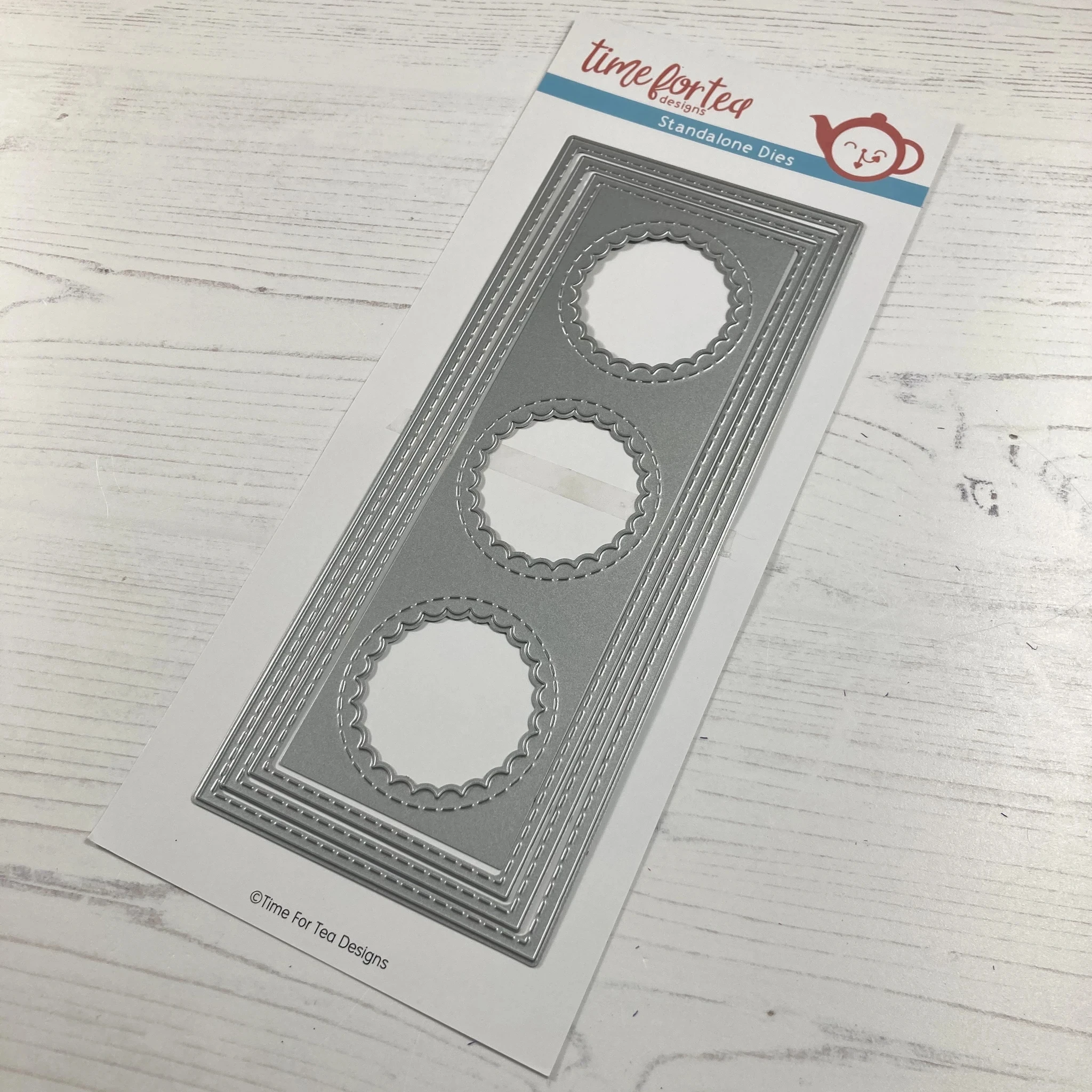 AliliArts-troqueles de corte de Metal, círculo festoneado, anidación, álbum para recortes de fotos, grabado decorativo, tarjetas de papel, manualidades