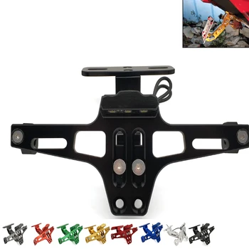 

For Ducati SS900 SS1000 M1000S S4/S4R Universal CNC Motorcycle Rear License Plate Mount Holder and Adjustable Angle License