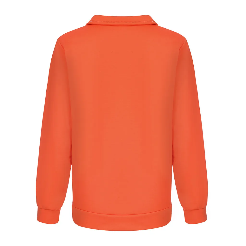 Women's Sweatshirt Ladies Halloween Printing Long Sleeve Pullover Sweatshirt Blouse Tops Shirts Personality Loose Blouse S-4XL