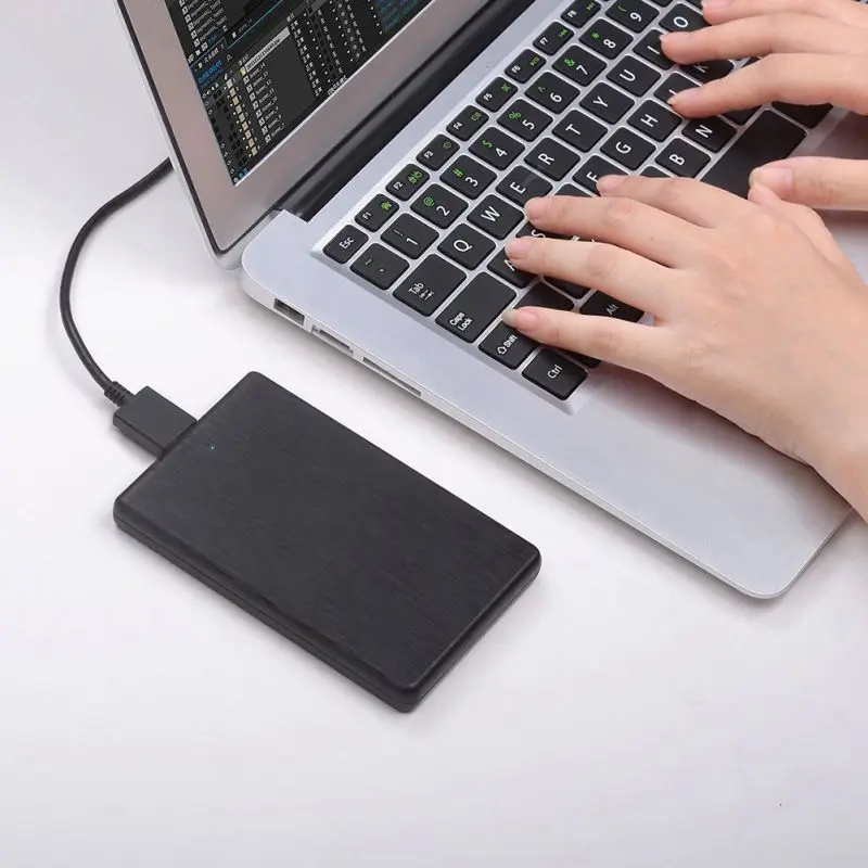 Без инструмента 2,5 дюймовый внешний корпус жесткого диска SATA к USB3.0 HDD SSD UASP корпус