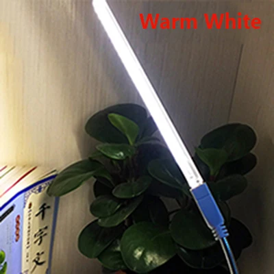 Портативный 24 Led лампа для чтения USB Led светильник книги для банка питания ноутбука мини-лампа с USB Luminaria - Испускаемый цвет: Тёплый белый