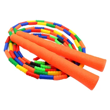 

280cm Indoor Outdoor Kids Fitness Soft Beaded Sports Non Slip Home Weight Loss TPU Segmented Adjustable Jump Rope Training