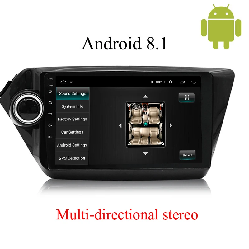 Android 8,1 Автомобильный мультимедийный Радио Видео плеер для KIA K2 2011- с dvd-плеером автомобиля Поддержка Bluetooth стерео и Карта приложение