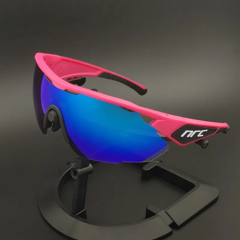 NRC Cycling Glasses Men TR90 100 MTB Road Bike Sport Sunglasses Cycling Eyewear Peter Red Goggles Gafas de Ciclismo Lentes Speed