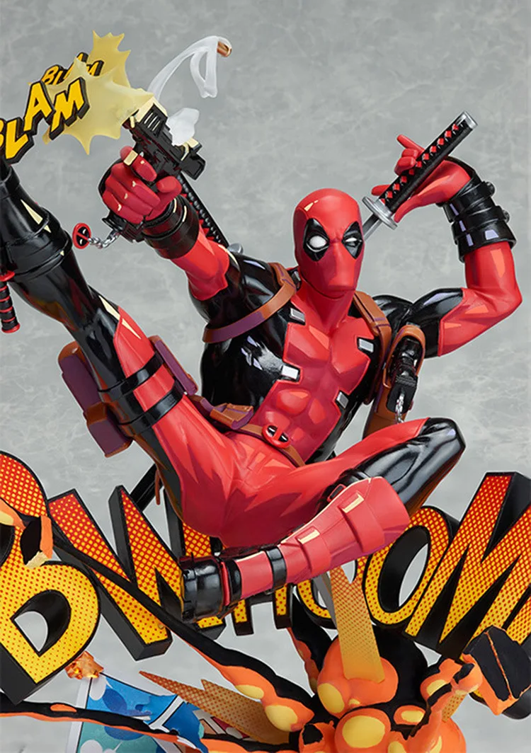 Mifen Craft Anime Cartoon Small Base Deadpool Scene Deadpool Breaking Dimensional Wall Garage Kit