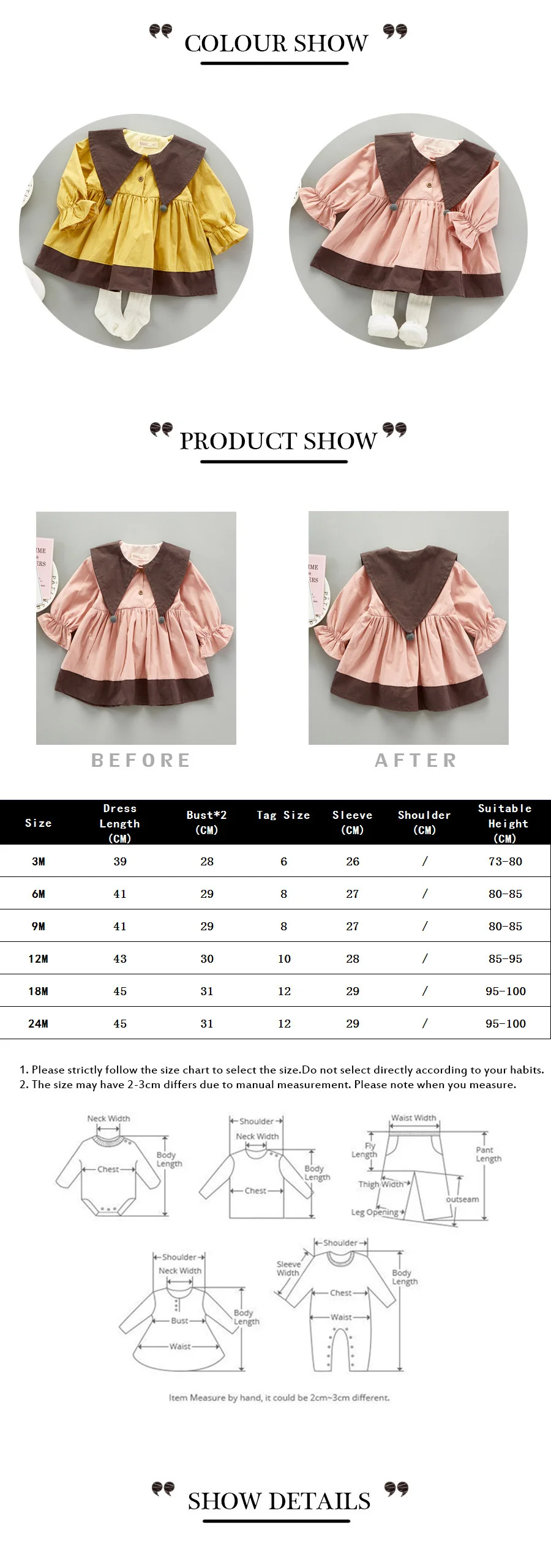 VIMIKID/платья для маленьких девочек коллекция года, Осеннее корейское однотонное платье принцессы с длинными рукавами и большим отворотом детская одежда, платья
