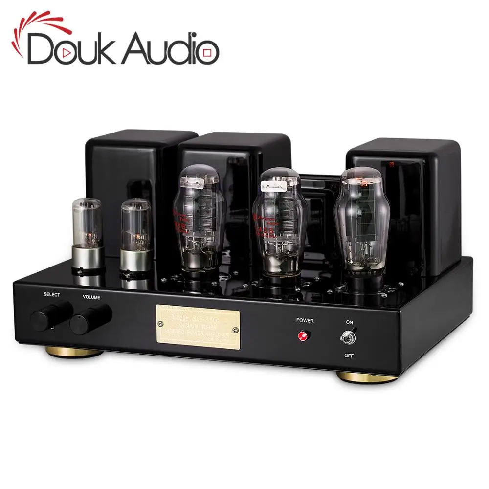 Douk аудио Hi-end 2A3 вакуумный ламповый Интегрированный усилитель класса A одноконцевый усилитель мощности домашний аудио усилитель