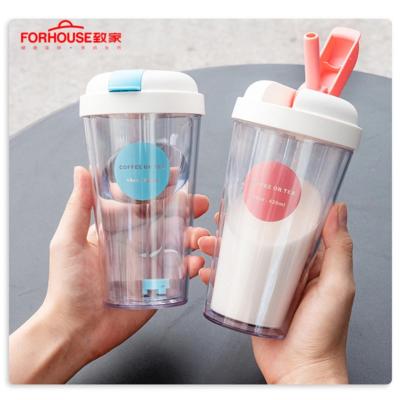 Уличная бутылка для воды с соломинкой спортивные бутылки экологически чистые